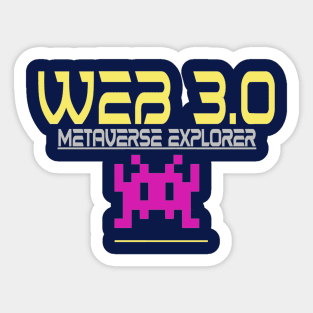 Web 3 Gaming Sci Fi Explorer Sticker